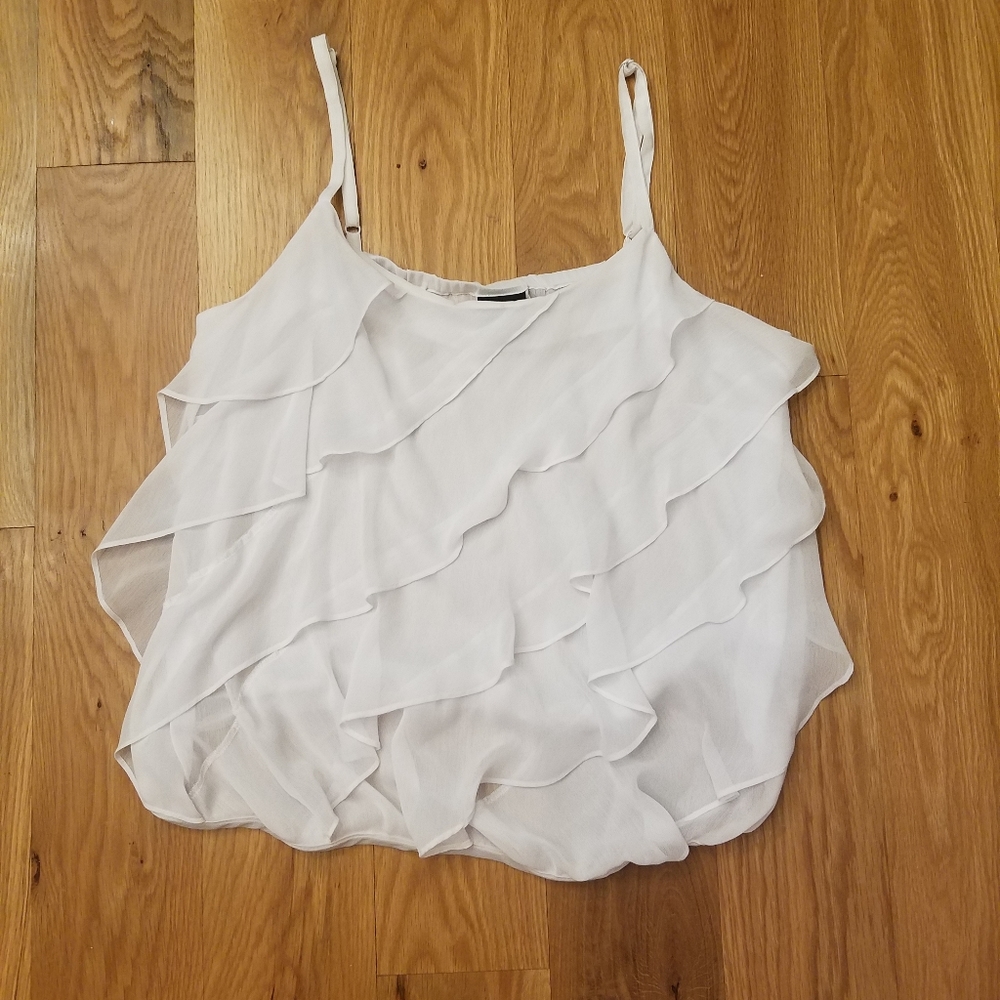 Torrid sheer tank top white top